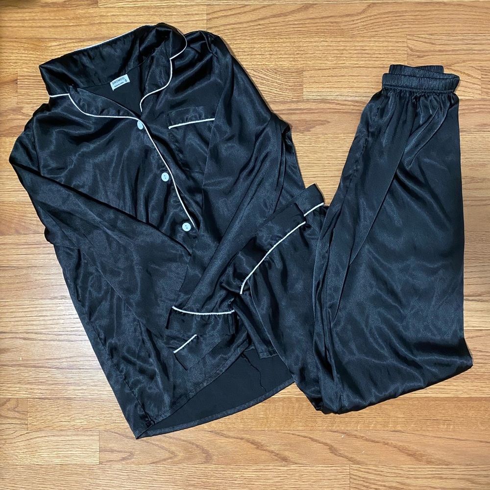 Silk-Satin Pajama Set